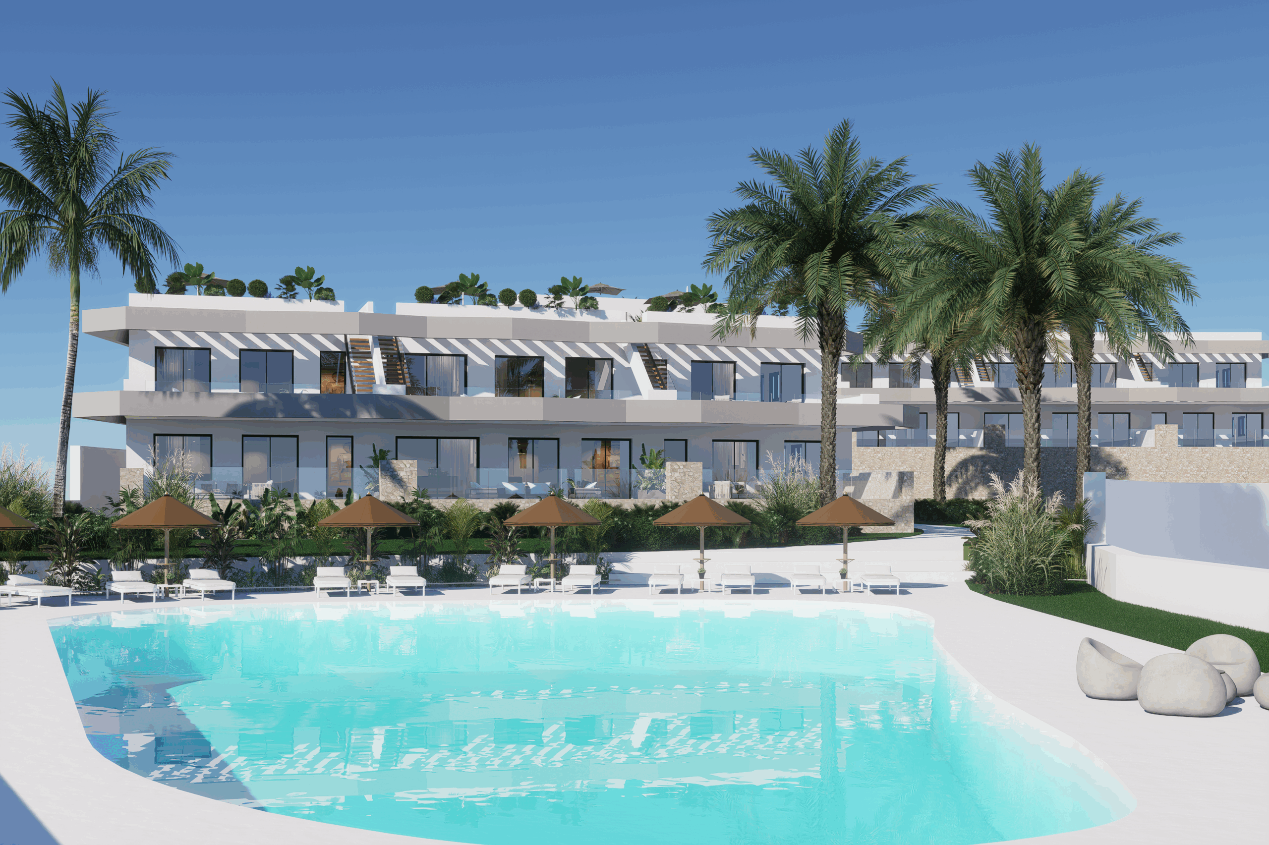 Amazing duplex apartment with roof terrace in Finestrat